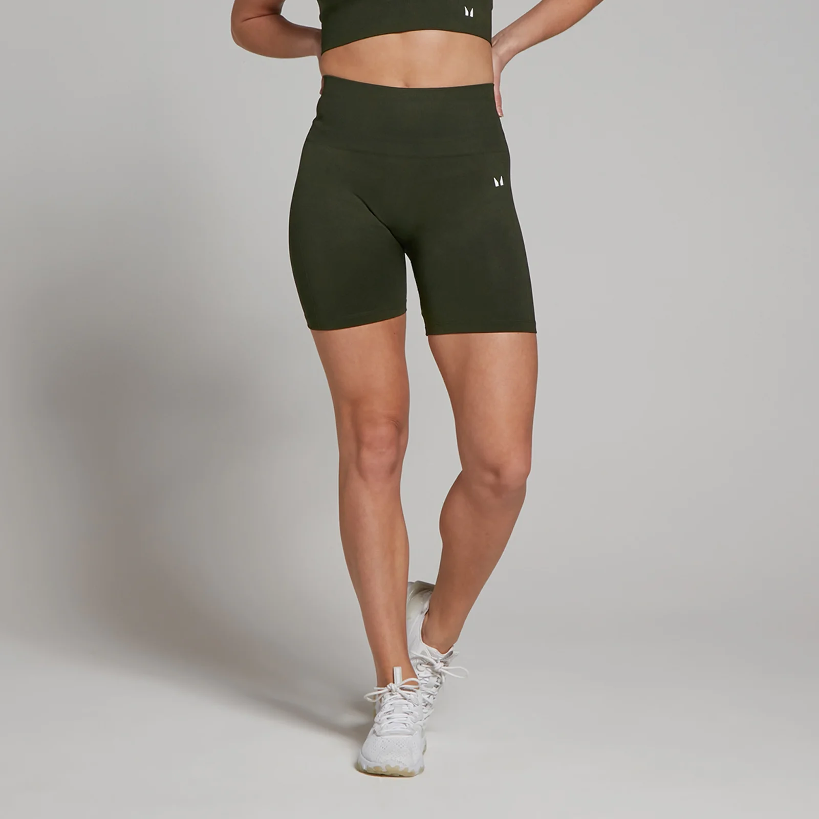 MP Women's Shape Seamless Cycling Shorts - Forest Green - XS Image 1