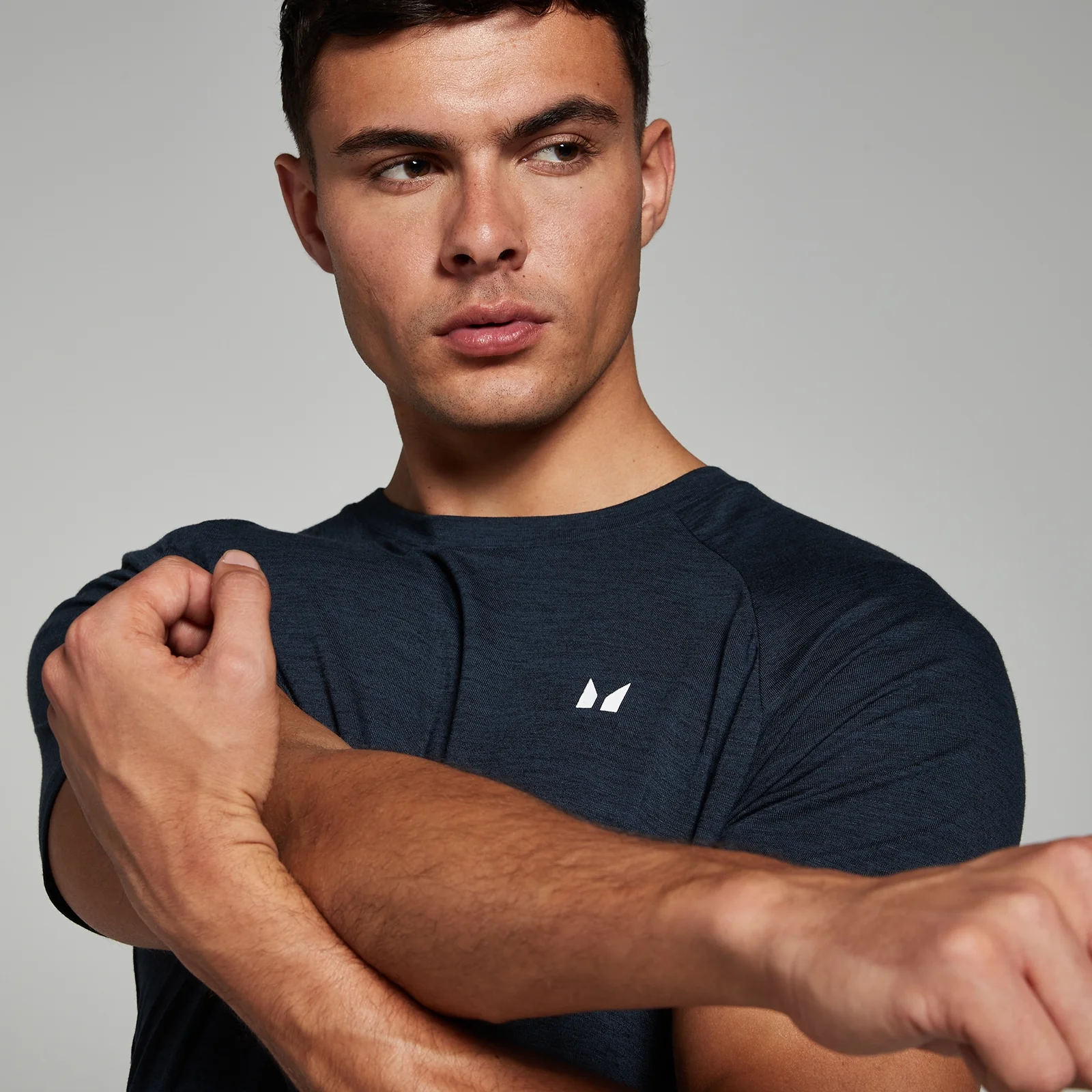 MP Men's Performance Short Sleeve T-Shirt - Navy Marl - XXXL Image 4