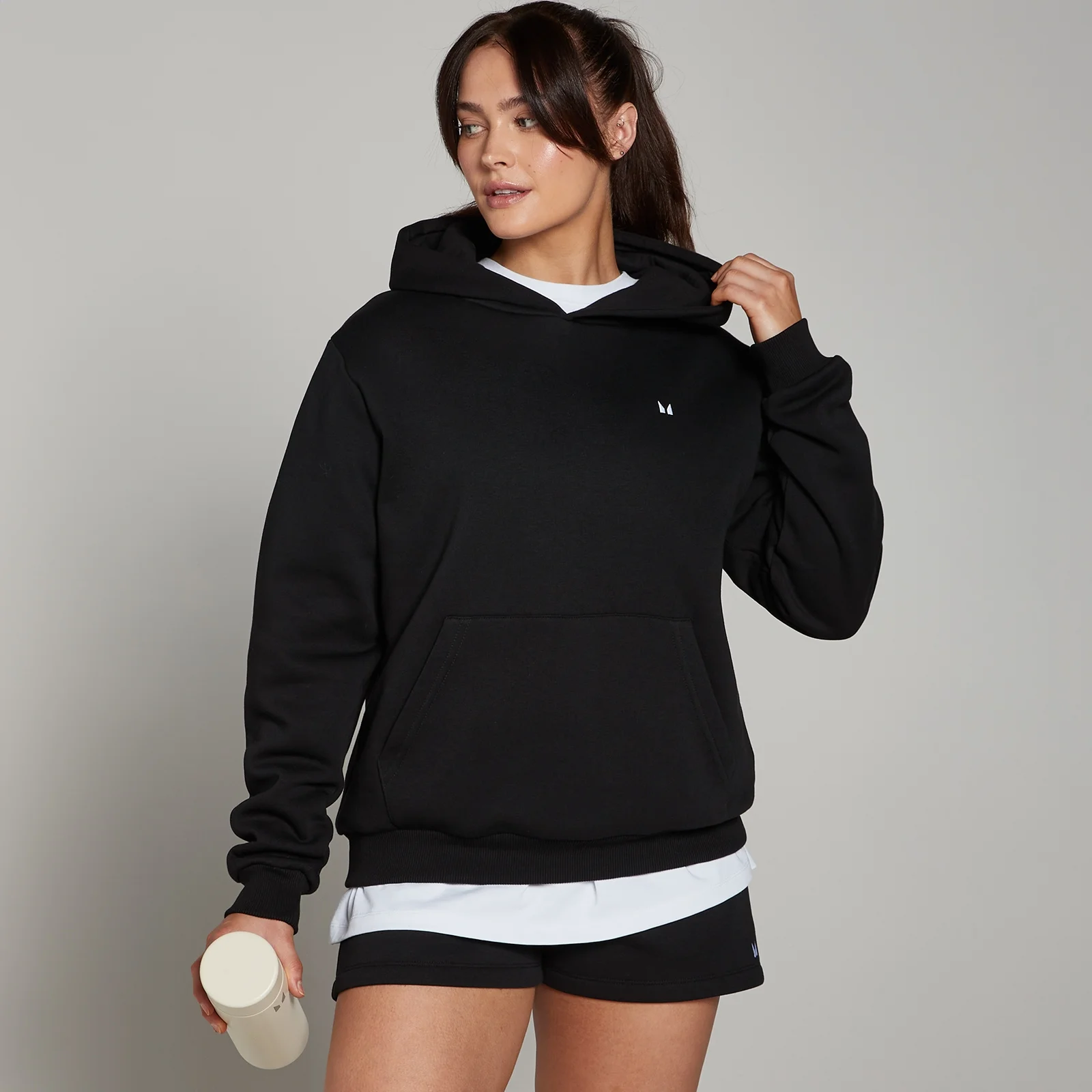 MP Women's Basics Regular Fit Hoodie - Black - S Image 1