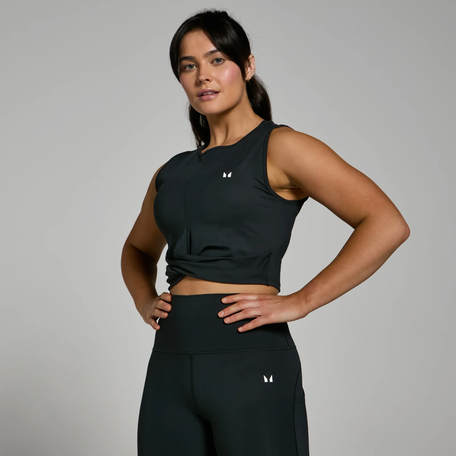 MP Women's Power Crop Vest - Black - XS Image 1