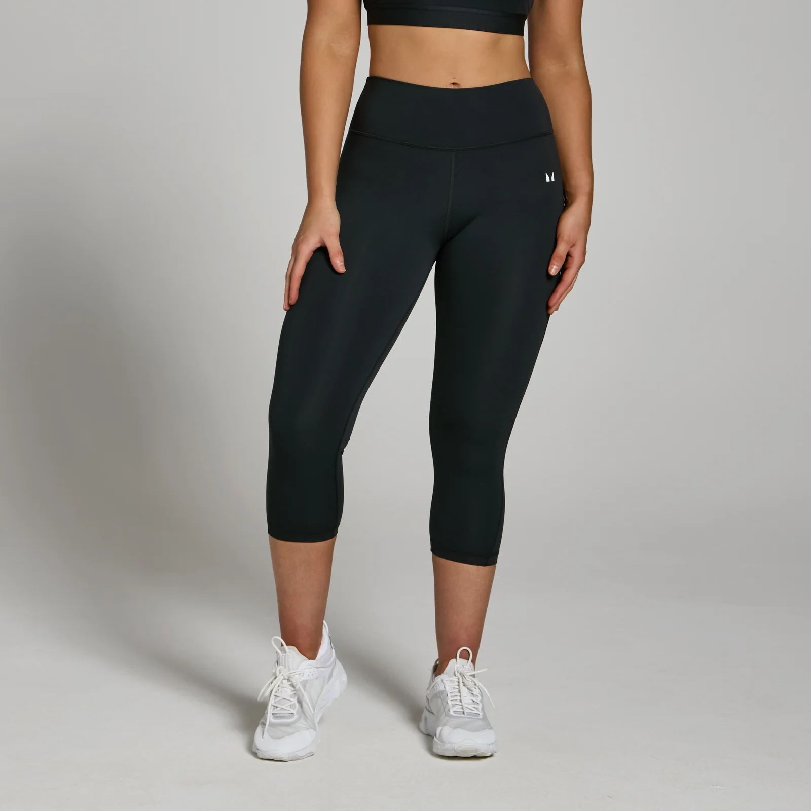 MP Women's Power 3/4 Leggings - Black - XS Image 1