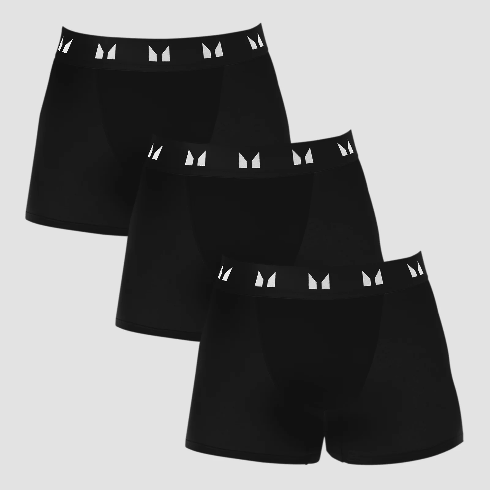 Men's Cotton Boxers (3 Pack) - Black - S Image 1