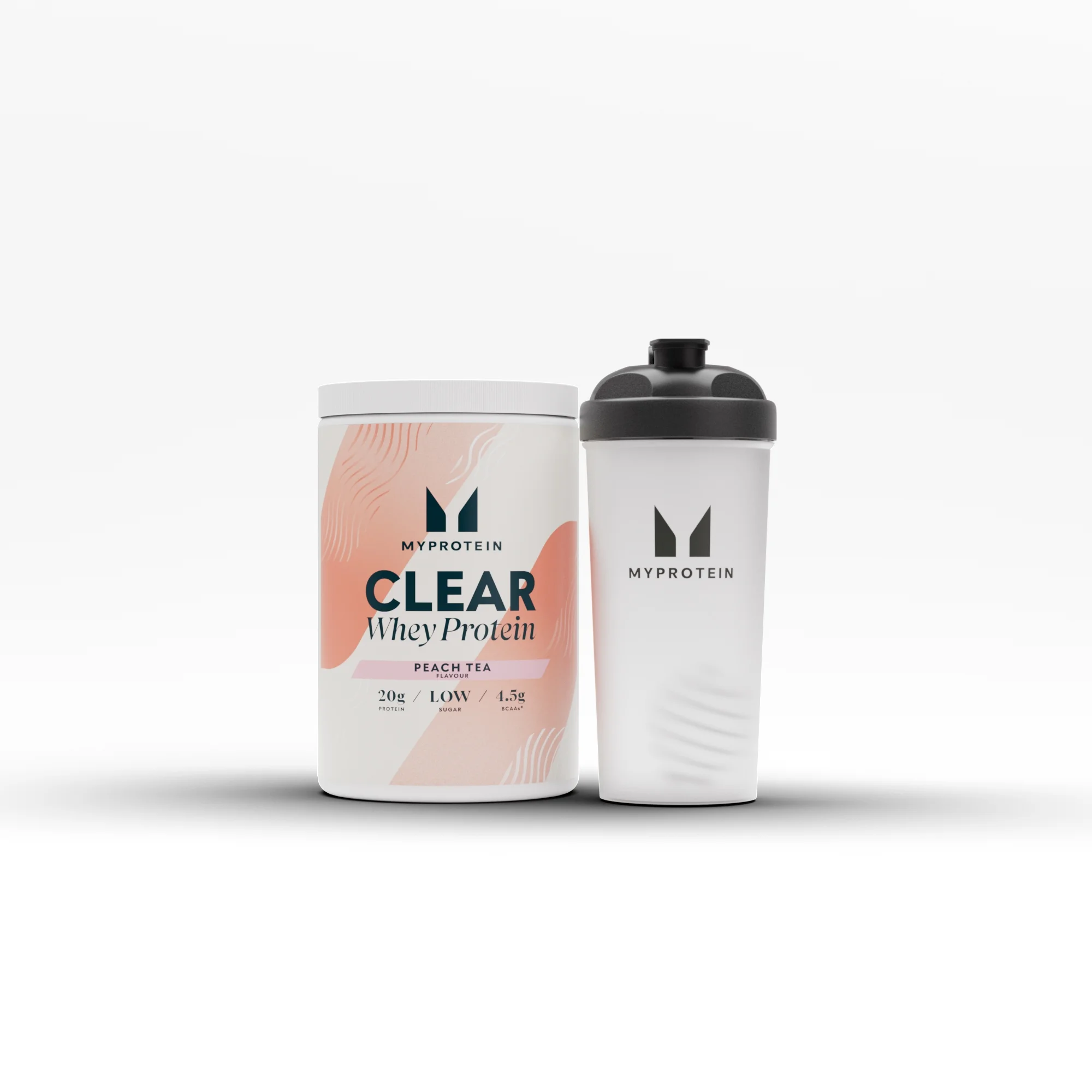 Clear Protein Bundle - Shaker - Peach Tea Image 1