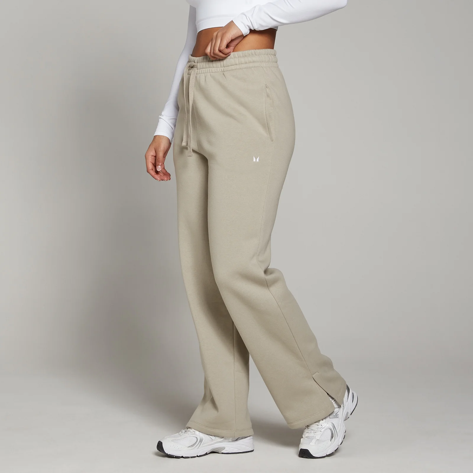 MP Women's Basics Straight Leg Jogger - Fog - S Image 1