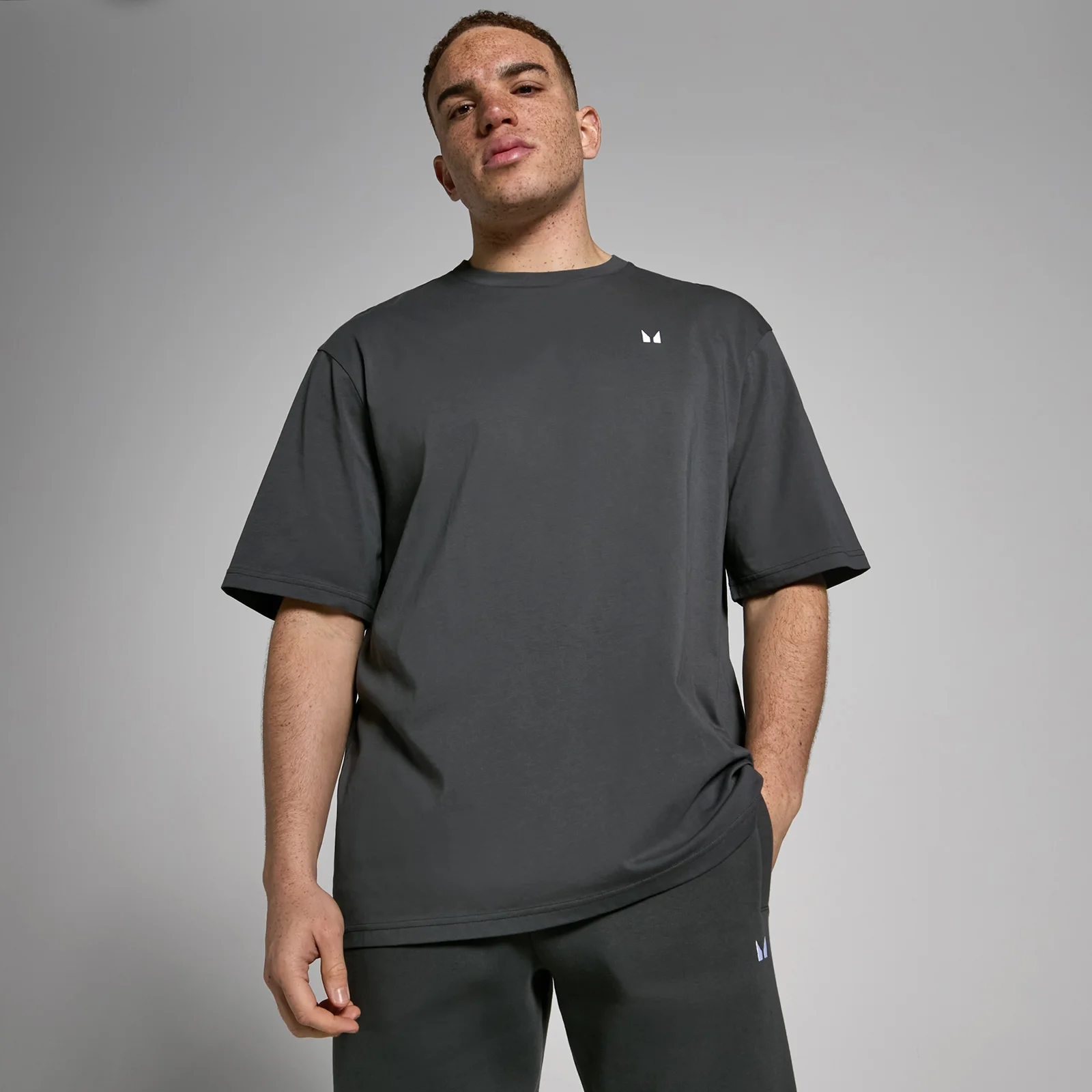 MP Men's Rest Day Oversized T-Shirt - Dark Shadow - XXXL Image 1