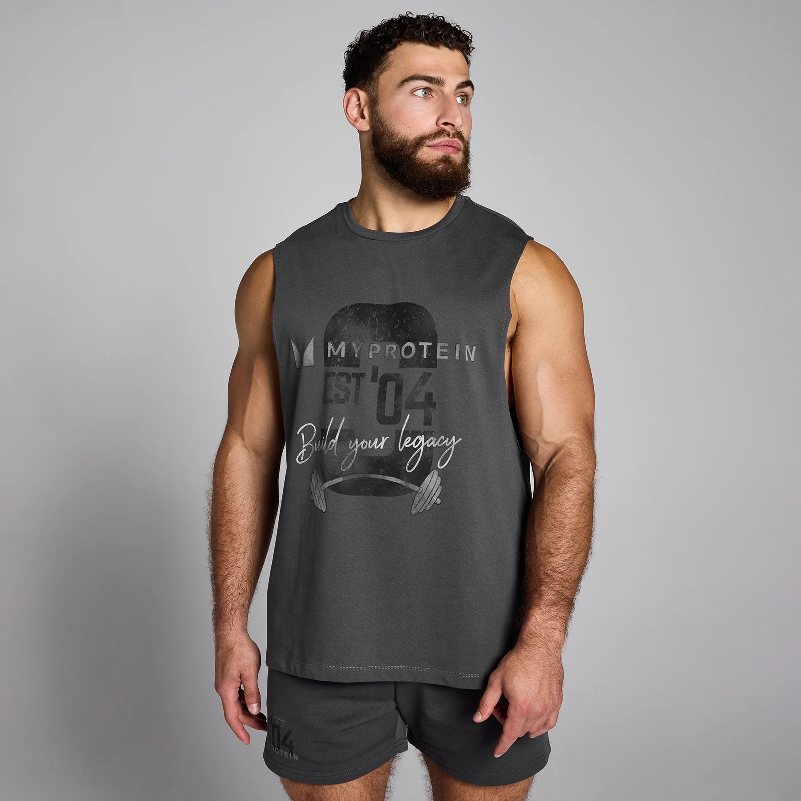 MP Men's Origin Graphic Vest - Washed Grey - XL Image 1