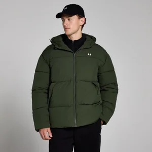 MP Men's Short Puffer - Forest Green - Size XS