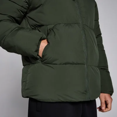 MP Men's Short Puffer - Forest Green - XS Image 6
