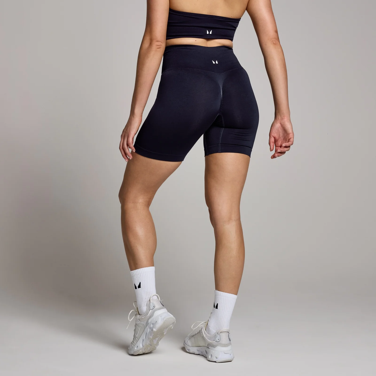 MP Women's Tempo Seamless Scrunch Shorts - Deep Navy - XS Image 1