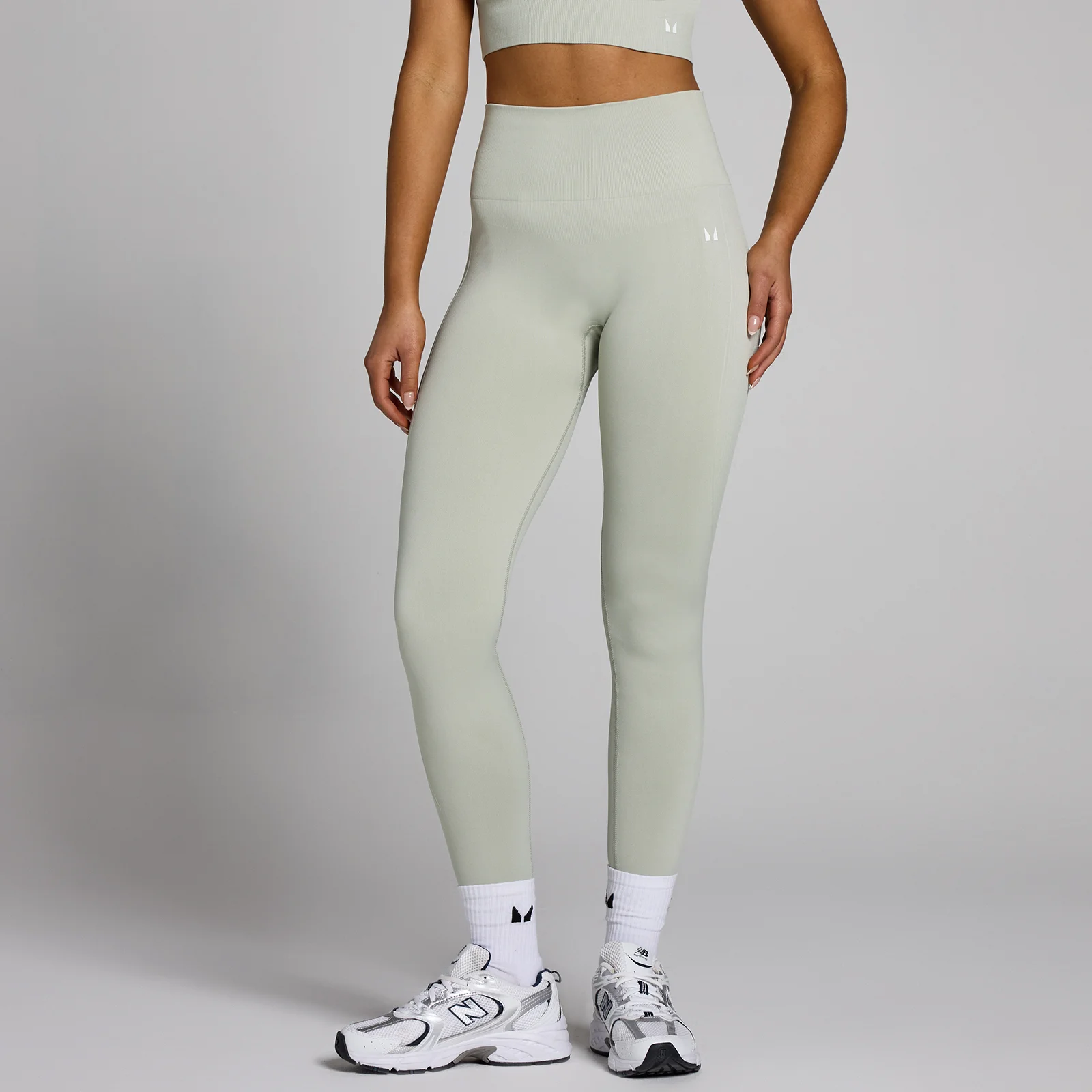 MP Women's Shape Seamless Leggings - Mineral Green - M Image 1
