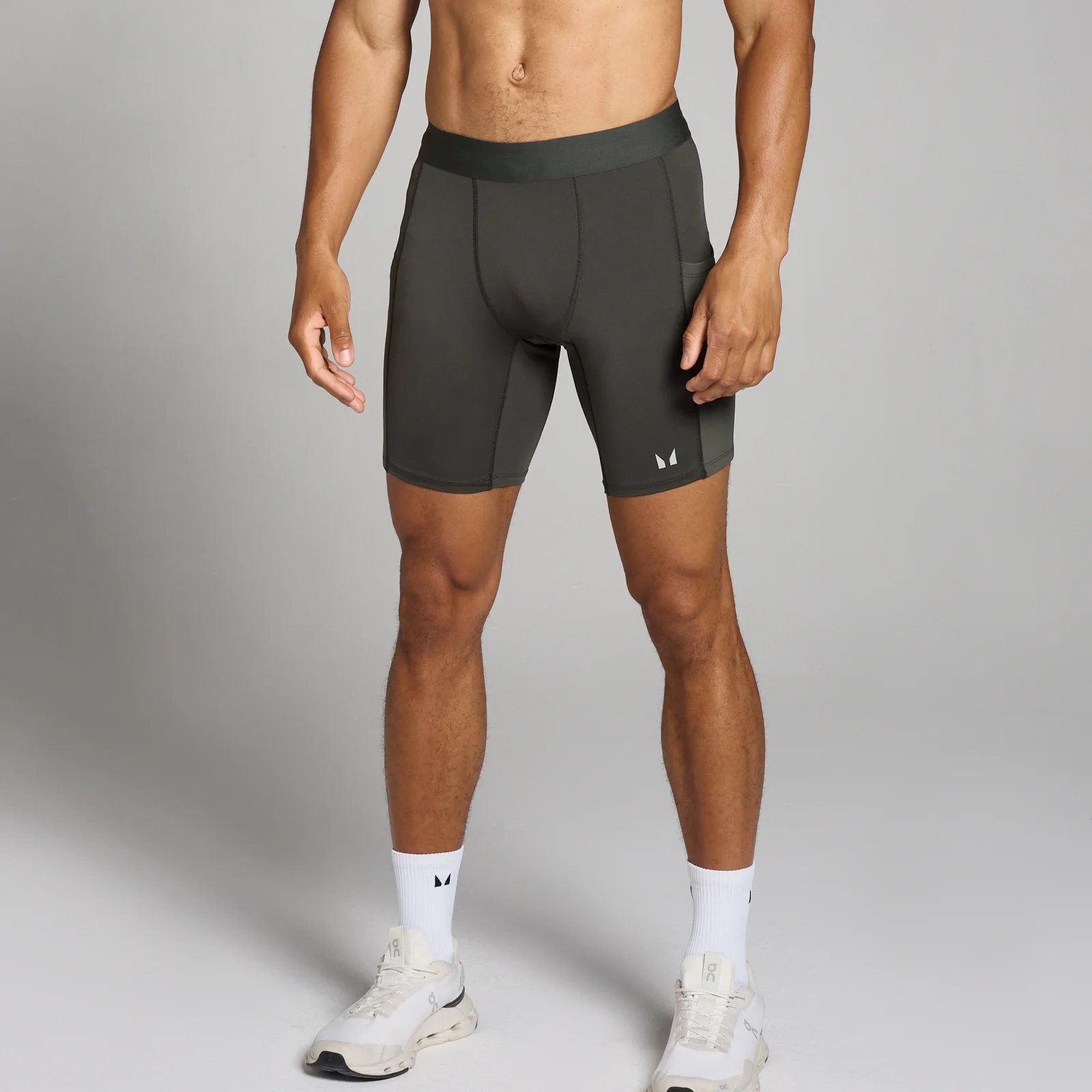 Men's Tempo Compression Shorts - Night Grey - M Image 1