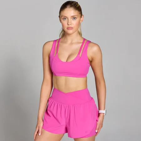 MP Women's Tempo Double Layer Sports Bra - Violet Pink