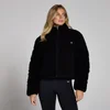 MP Women's Borg Puffer Jacket - Black