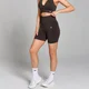MP Women's Tempo Seamless Scrunch Shorts - Chocolate