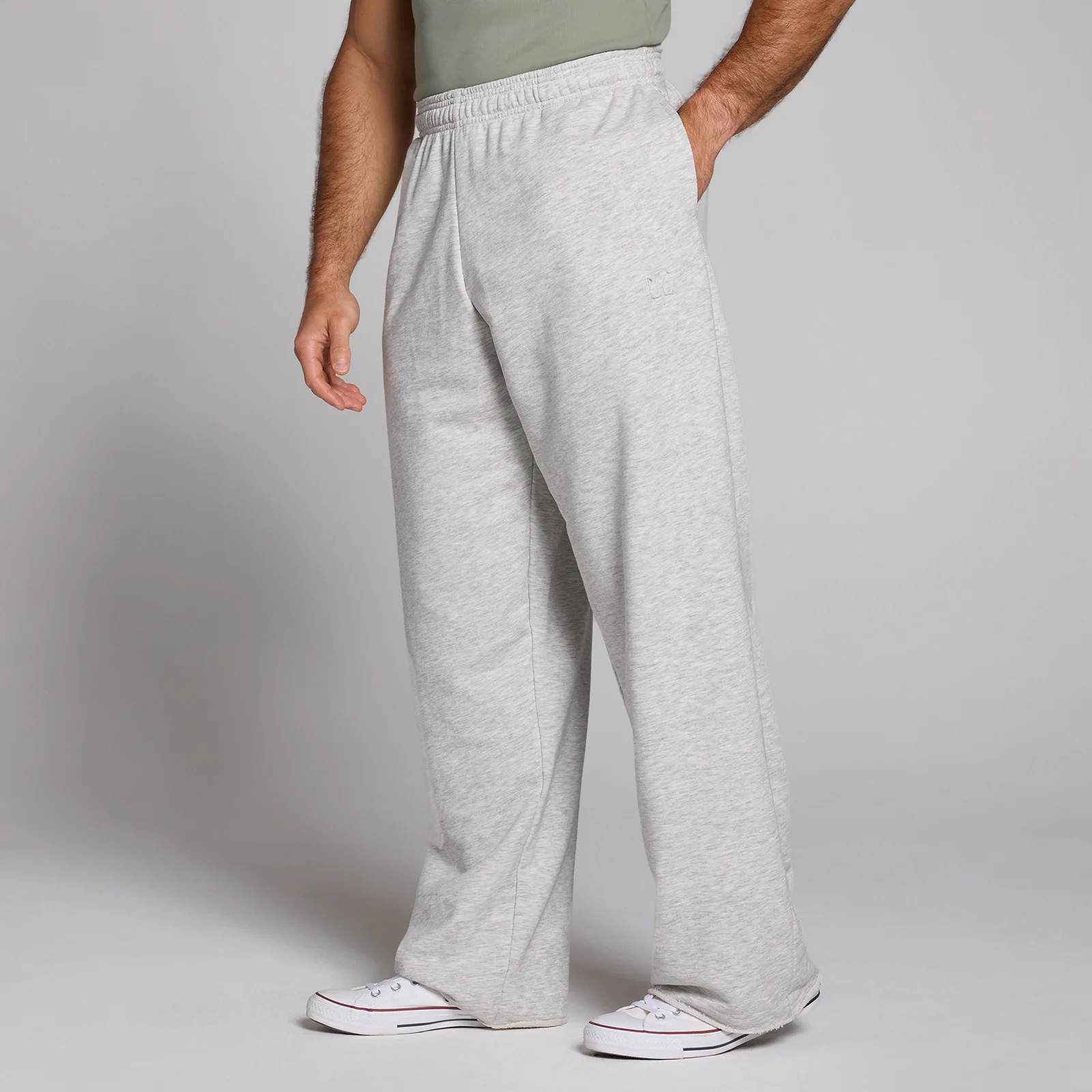 MP Men's Straight Leg Joggers - Grey Marl - XS Image 1