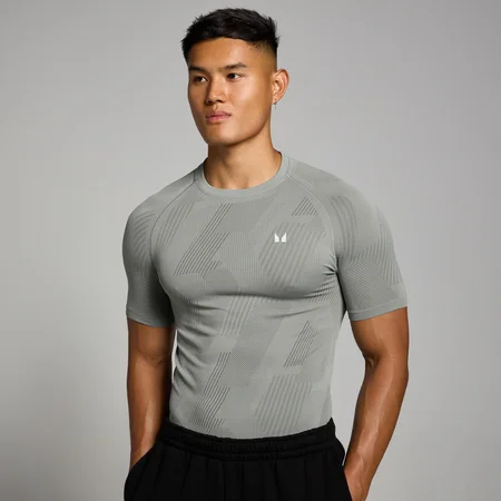MP Men's Tempo Pillar Graphic Seamless T-Shirt - Storm