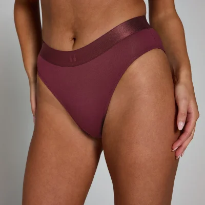 MP Women's Mid Rise Bikini Brief (3 Pack) - Deep Berry - XS Image 6