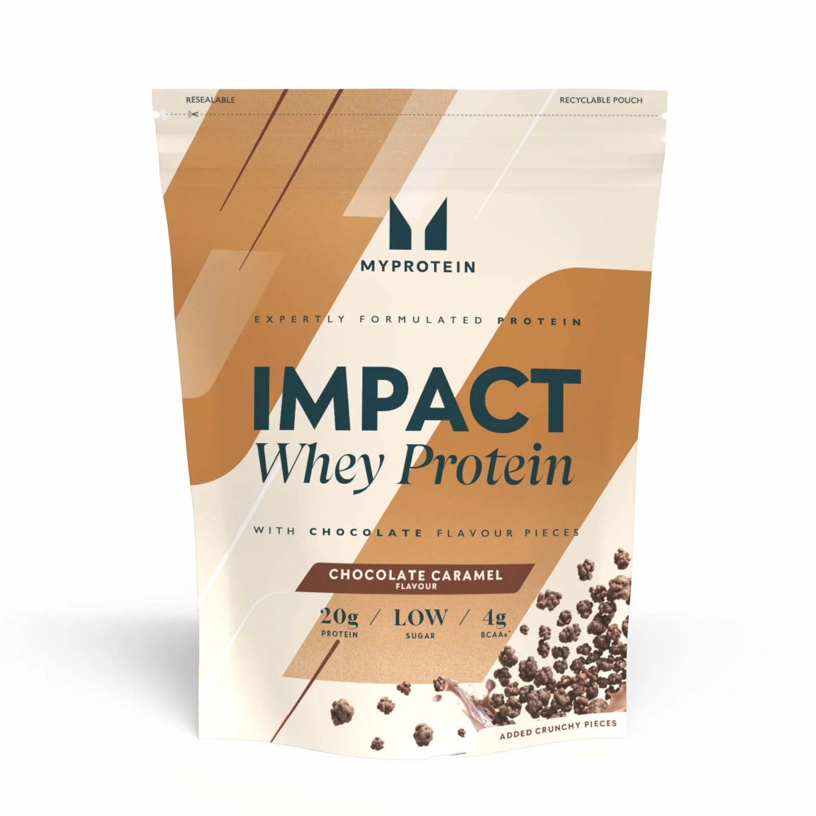 Impact Whey Protein – Exclusive Edition - 960g - Chocolate Caramel with Crunchy Biscuit Pieces Image 1