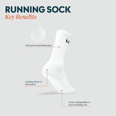 MP Running Socks (3 pack) - Black - UK 2-5 Image 6
