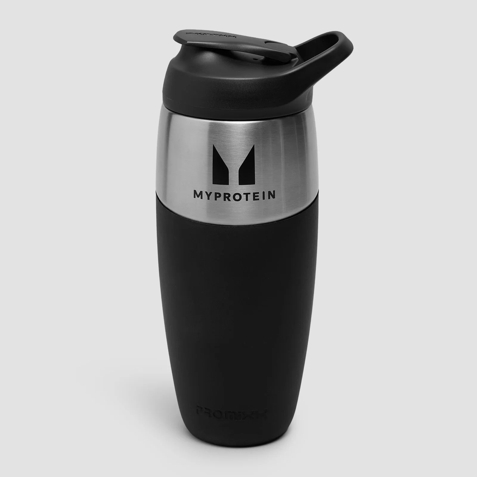 Myprotein x Promixx Single Wall Metal Bottle 950ml - Stealth Black Image 1