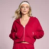 MP Women's Lifestyle Zip Through Hoodie - Rose Red