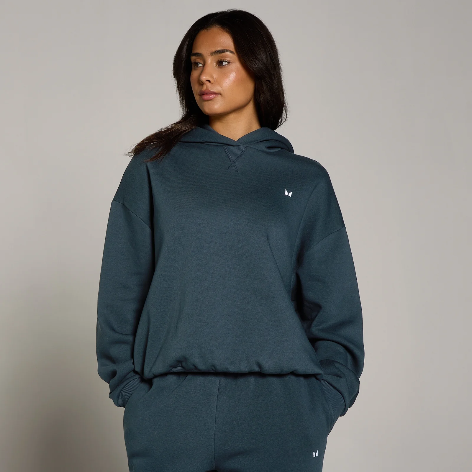 MP Women's Basics Oversized Hoodie - Faded Blue - L Image 1