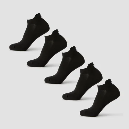 MP Unisex Trainer Socks (5 Pack) - Black