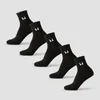 MP Unisex Ankle Socks (5 Pack) - Black