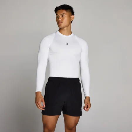 MP Men's Training Long Sleeve Baselayer - White