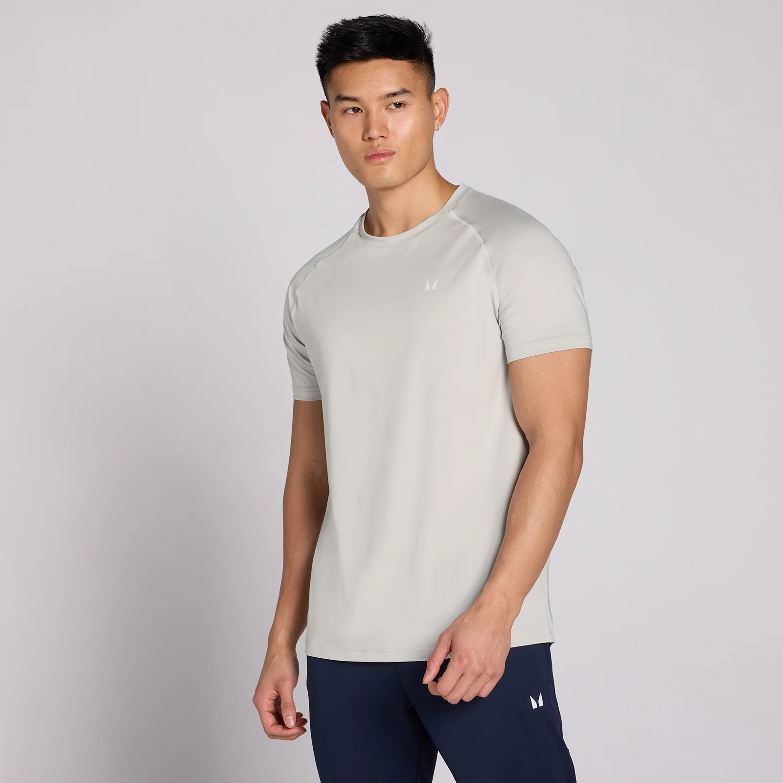 MP Men's Training Short Sleeve T-Shirt - Chrome - L Image 1