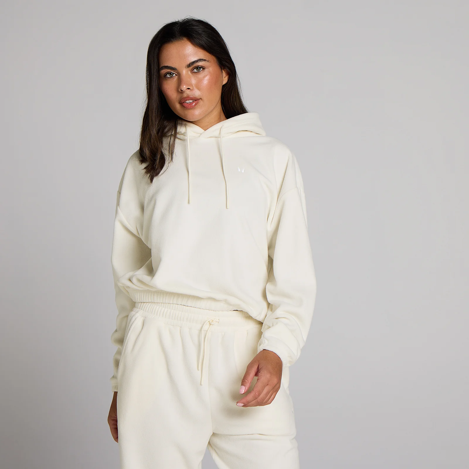 MP Women's Fleece Hoodie - Pearl - XS Image 1