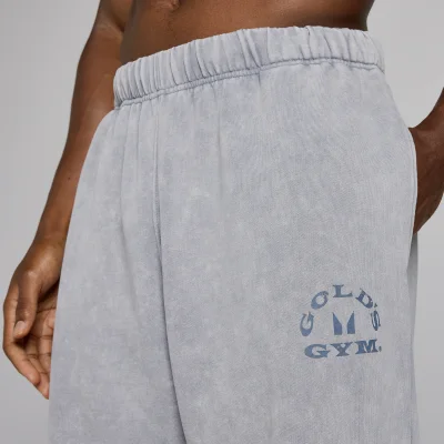 MP X Gold's Men's Washed Graphic Oversized Joggers - Steel Blue - M Image 6