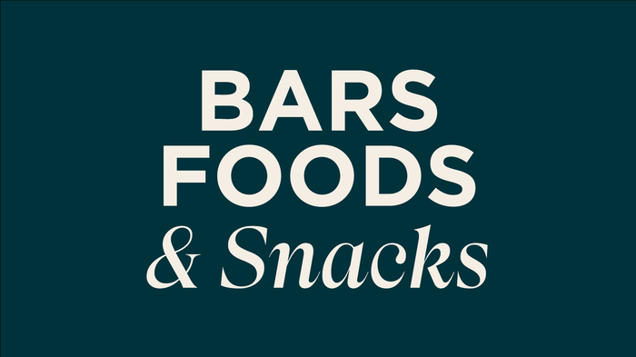 Shop bars, drinks & snacks